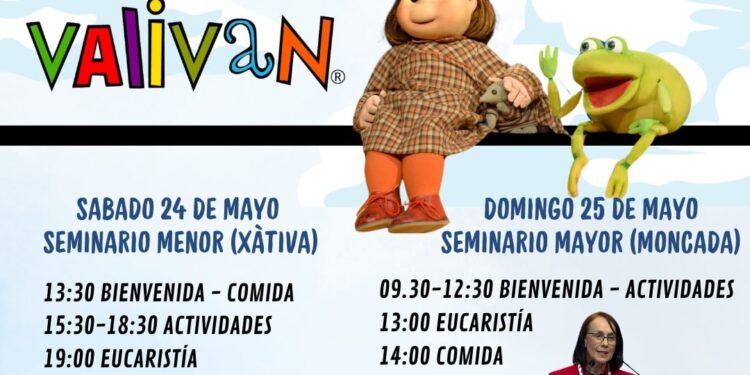 El ‘Jubileo Diocesano de niños y familias’ se celebrará el 24 y 25 de mayo, en Xàtiva y Moncada