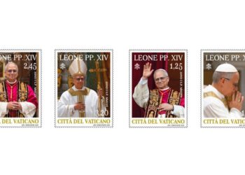 El Vaticano anuncia la primera serie de sellos del Papa XIV