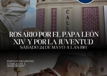 Madrid acogerá, de nuevo, un multitudinario Rosario por el Papa León XIV y la juventud