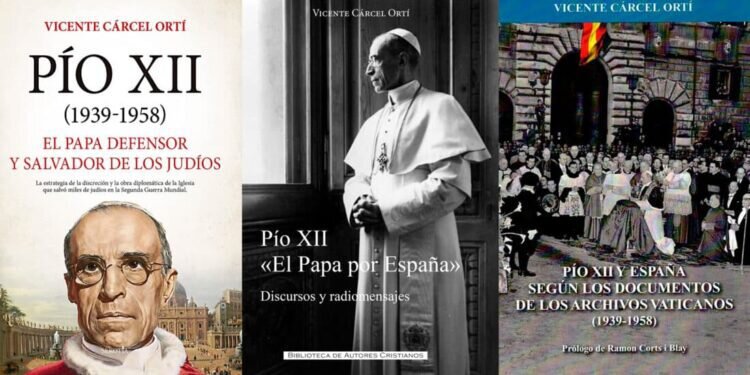 El historiador Vicente Cárcel presenta en Roma la trilogía dedicada al Papa Pío XII,