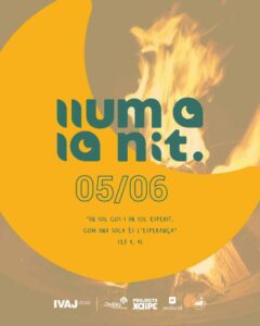 Juniors M.D. celebra este jueves el encuentro de oración «Llum a la nit» presidido por el Arzobispo 2 cartel Llum Nit 1