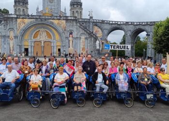La Hospitalidad Ntra. Sra. de Lourdes de Teruel ha realizado un año más su peregrinación anual al Santuario