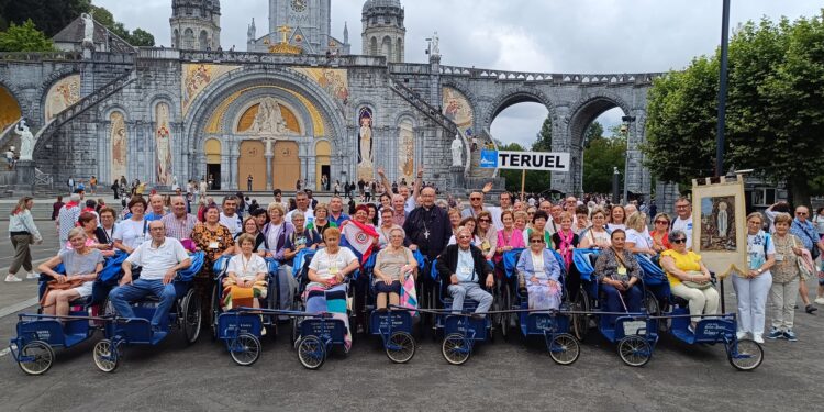 La Hospitalidad Ntra. Sra. de Lourdes de Teruel ha realizado un año más su peregrinación anual al Santuario