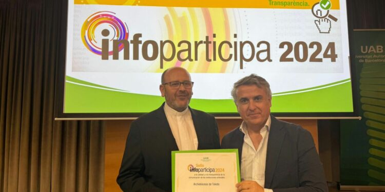 La Archidiócesis de Toledo, reconocida con el “Sello Infoparticipa”