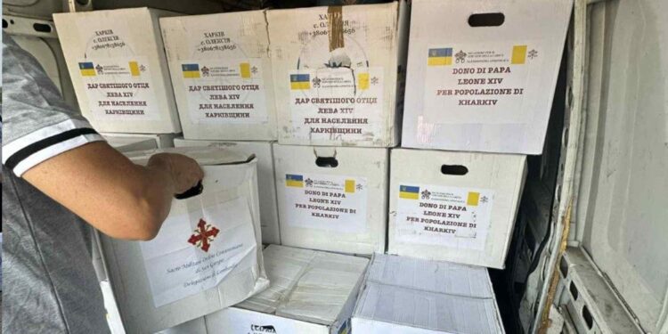 La caridad y solidaridad del Papa para Ucrania: alimentos llegan a Járkiv