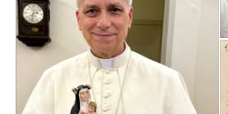 Una Iglesia italiana regala una imagen de Santa Rosa de Lima al Papa León