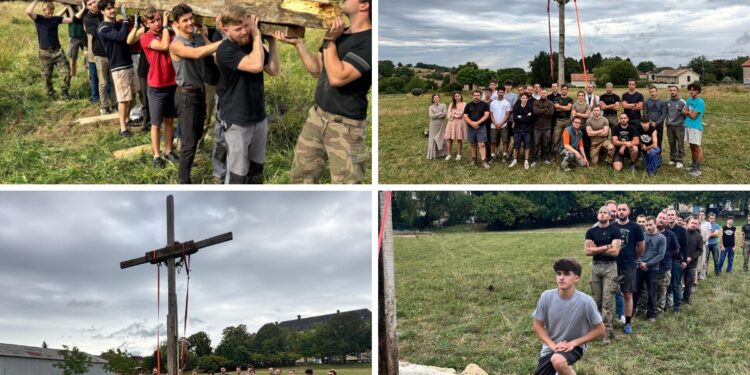 Jóvenes católicos franceses restauran un convento para convertirlo en centro de retiros espirituales