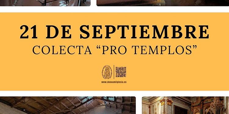 Colecta Pro Templos este fin de semana en las parroquias de la diócesis de Valencia