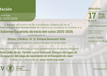 Acto de apertura de curso de la Facultad de Teología