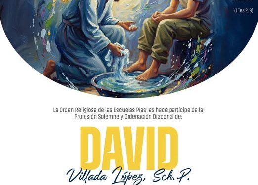 David Villada López, escolapio para siempre