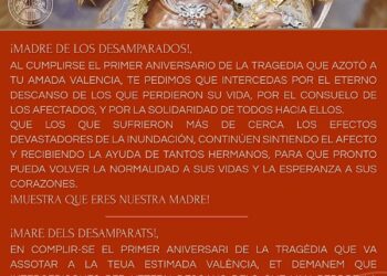 La Basilica de la Virgen en el primer Aniversario de la Dana