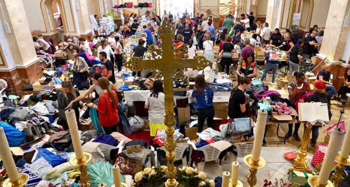 Cáritas Valencia rinde homenaje este lunes a los voluntarios y colaboradores que ayudaron el la Dana
