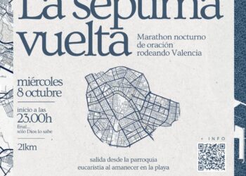 Un maratón nocturno de oración dará la vuelta a Valencia