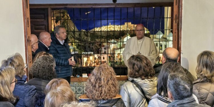 D. Francisco Cerro, Arzobispo de Toledo inaugura el Belén del Monasterio de Sta. Clara 1 D. Francisco Cerro, Arzobispo de Toledo inaugura el Belén del Monasterio de Sta. Clara