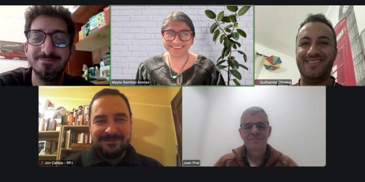 Reunión equipo dinamizador de la Red de Educación No Formal (ENF) y Acción Social (AS) y Equipo de jóvenes escolapios