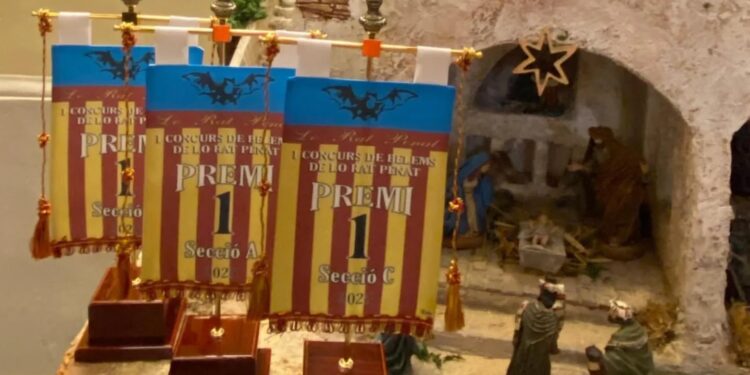 Entrega de premios del I Concurso de Belenes tradicionales de "Lo Rat Penat" en Valencia