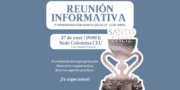 Reunión informativa para presentar la peregrinación de jóvenes en el Año Jubilar del Santo Cáliz